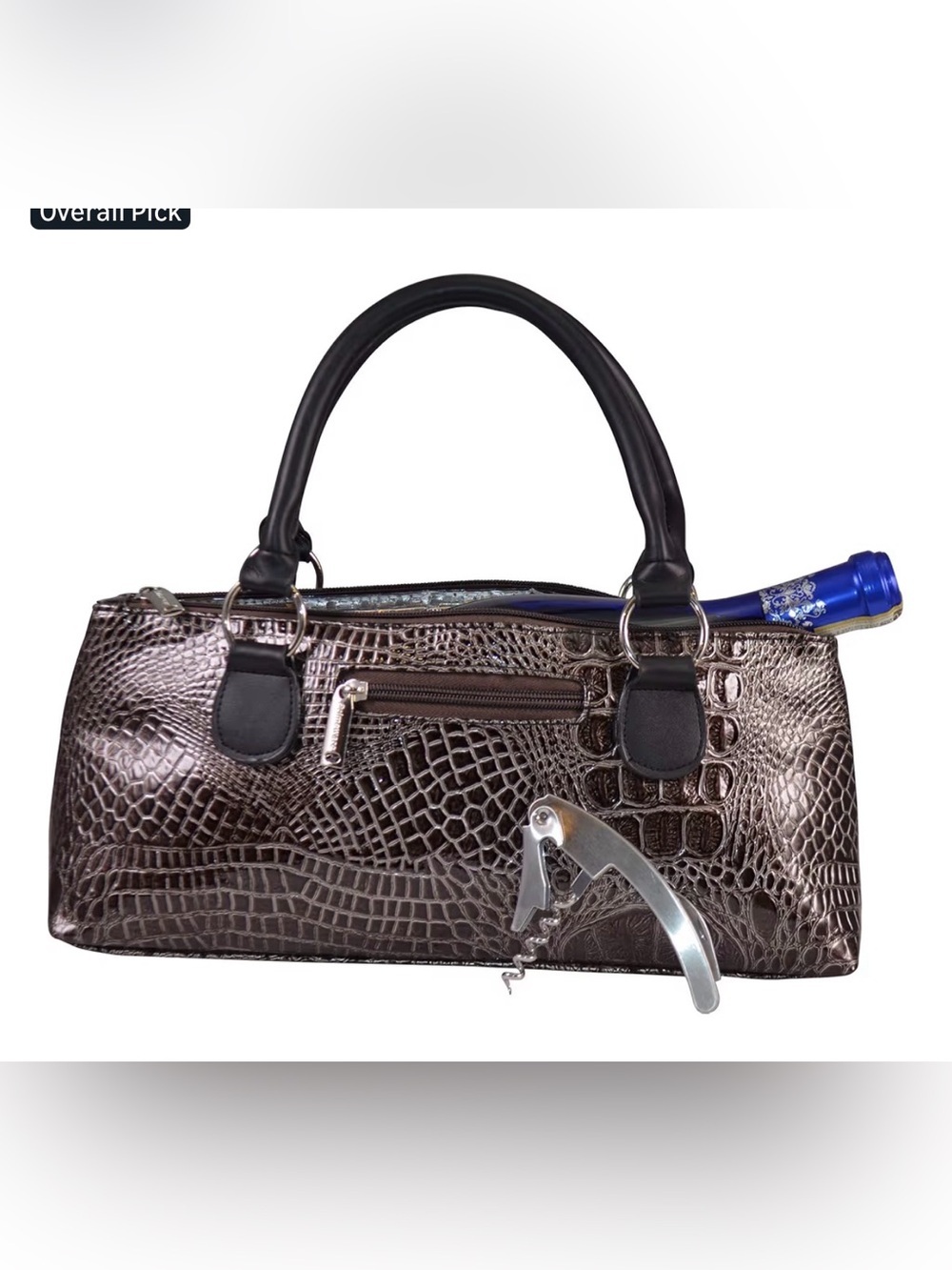 Primeware insulated wine clutch bag! In copper brown. Currently retails for $35